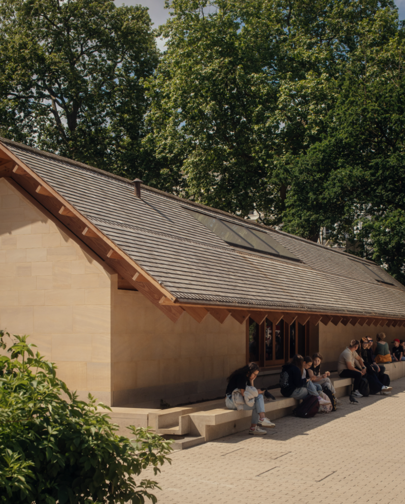 Bespoke pitched rooflight integrated into tiled pitched roof at the Natural History Museum Urban Nature Project in London