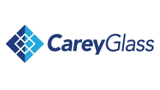 CareyGlass 320 x 181 Logo of CareyGlass featuring a geometric blue diamond shape to the left and the company name in blue text to the right.