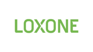 Loxone 320x181 Green text logo displaying the word "LOXONE" on a white background.
