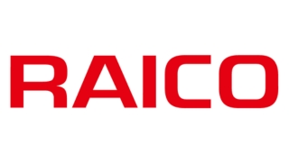Raico 320x181 Red text spelling "RAICO" on a white background.