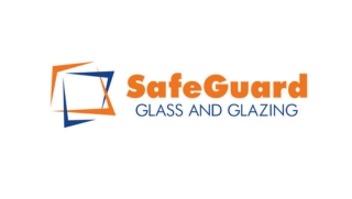 SafeGuard Glass 320x181 Logo for SafeGuard Glass and Glazing with orange and blue text and overlapping square outlines.