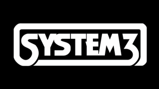 System 3 Glass 320x181 System 3" logo in white on a black background, featuring stylized text within a rectangular border.
